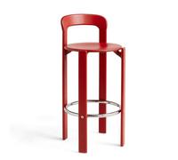 Sgabello da Bar HAY Rey H75 Rosso Scarlatto