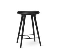 Sgabello da Bar Mater High Stool in Rovere Nero Nero 69 cm