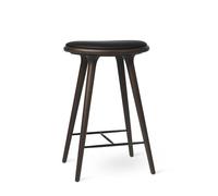 Sgabello da Bar Mater High Stool in Rovere Tinto Scuro 69 cm