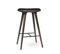 Sgabello da Bar Mater High Stool in Rovere Tinto Scuro 74 cm