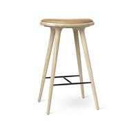 Sgabello da Bar Mater High Stool in Rovere Trattato con Sapone 74 cm