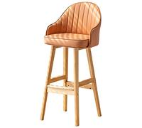 Sgabello da bar moderno per cucina a isola sgabello alto imbottito con struttura in legno, capacità 150 kg, 1 pezzo, 64 cm, elegante e design