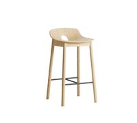 Sgabello da Bar Mono Basso Rovere