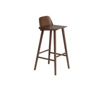 Sgabello da Bar Nerd Marrone Marrone H75