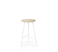 Sgabello da Bar Pebble H65 Ash/ Bianco
