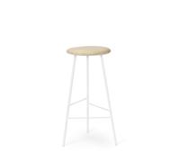 Sgabello da Bar Pebble H76 Ash/ Bianco