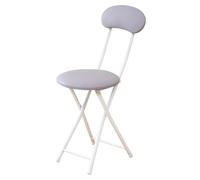 Sgabello da bar pieghevole da 47 cm, con cuscino, per adulti, altezza da bancone, sedia portatile per la colazione, per cucina, bar, ufficio, design salvaspazio