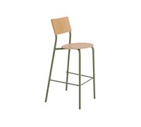 Sgabello da Bar SSD 75 cm Rovere/Verde Cachi
