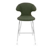Sgabello da Bar Time Flies Racing Green/ Cromo