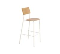 Sgabello da Bar TipToe SSD 75 cm Rovere/Bianco Crema