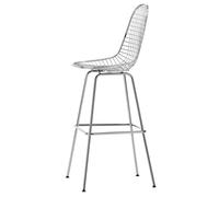 Sgabello da Bar Vitra Eames Wire Alto Cromo