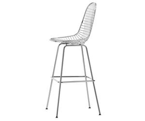 Sgabello da Bar Vitra Eames Wire Alto Cromo