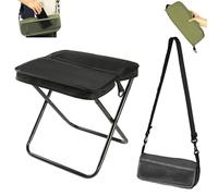 Sgabello da campeggio pieghevole portatile, sedia leggera da esterno con custodia, resistente e facile da trasportare per escursioni, pesca, festival, gite di un giorno