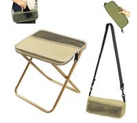 Sgabello da campeggio pieghevole portatile, sedia leggera da esterno con custodia, resistente e facile da trasportare per escursioni, pesca, festival, gite di un giorno
