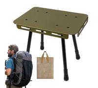 Sgabello da campeggio, pieghevole, sedia da campeggio all'aperto, portatile, leggero, mobili da esterno per giardinaggio, spiaggia, escursionismo, barbecue, picnic, viaggi, patio, prato, parco