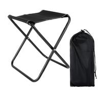 Sgabello da campeggio pieghevole, Sgabello compatto 31 cm, Sgabello portatile pieghevole per esterni, Mini sgabello leggero pieghevole, Piccolo sgabello da campeggio per viaggi, escursioni, giardino