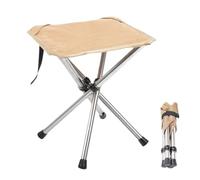 Sgabello da campeggio portatile, sgabello da sedia portatile | sedia da sgabello da all'aperto, potere in acciaio inox, sedile leggero per viaggi, escursionismo, barbecue, ,