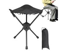 Sgabello da campeggio - Sedia pieghevole leggera in alluminio con design triangolare, compatta, portatile, costruzione stabile per attività all'aperto, escursioni in montagna, escursionismo,