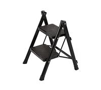 sgabello da cucina, Robusto sgabello a 2 gradini Scaletta pieghevole in acciaio Scaletta portatile con pedale largo non scivoloso(Ladder D)