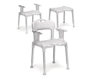 SGABELLO DA DOCCIA COMPONIBILE DIVENTA SEDIA DA DOCCIA PER DISABILI E ANZIANI