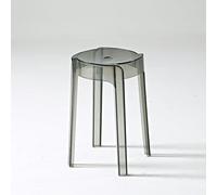 Sgabello da doccia dal design impilabile, in acrilico trasparente, impermeabile, robusto, grande sgabello per bagno, cucina, camera da letto, casa e ufficio