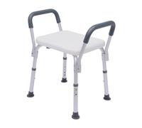 Sgabello da doccia per anziani, sedia da bagno per anziani, sedia da doccia con bracciolo, supporto per la doccia con bracciolo, sedile doccia e bagno, sgabello regolabile in altezza