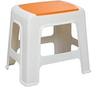 Sgabello da doccia portatile per anziani, sedia da bagno in plastica resistente, con piedini di ricambio, leggero e per un uso sicuro del bagno