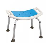 Sgabello da doccia regolabile - Sedia da bagno con piedini antiscivolo e maniglie per la sicurezza degli anziani, supporto per la gravidanza, assistenza per disabili, altezza 6 posizioni