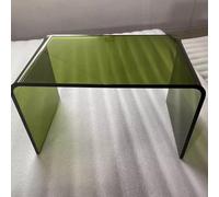 Sgabello da doccia trasparente, sedia da bagno in acrilico a forma di U, sgabello da bagno rotondo antiscivolo, sedile da bar per il tempo libero, sedile per vasca da bagno altezza 45 cm, perfetto per