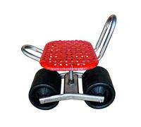 Sgabello da giardino con ruote, sedile da lavoro mobile per giardinaggio, serra, patio e cortile, carrello versatile per una facile semina e manutenzione