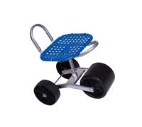 Sgabello da Giardino Portatile con Ruote,Ausilio Leggero for Il Giardinaggio,Altezza Regolabile 22-36 Cm,for Balconi,Frutteti E Fattorie(Blue)