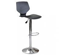 Sgabello da interno con struttura in acciaio regolabile e seduta in polipropilene High Stool