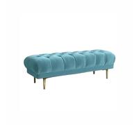Sgabello da letto in velluto nordico, moderno, leggero, di lusso, panca e divano, elegante design rettangolare, per letti alti, semplice ed elegante, mobili da soggiorno