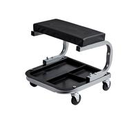 Sgabello da Meccanico - DUOKU - Modello Robusto - CapacitÃ 113 kg - Piattaforma per Strumenti - Nero