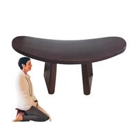 Sgabello da meditazione in legno, sedia ergonomica da preghiera per la consapevolezza, seduta versatile in ginocchio per casa, culto in chiesa, pratiche spirituali, design confortevole