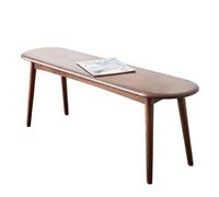 Sgabello da meditazione, Panca da pranzo in rovere massello multicolore, diverse dimensioni(Walnut Clolr,47.24)