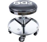 Sgabello da officina con 5 rulli D. 360 mm - Stabile e Mobile -, Pro - D-Work
