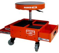 SGABELLO DA OFFICINA REGOLABILE IN ALTEZZA SOLLEVAMENTO PNEUMATICO 3 CASSETTI