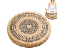 Sgabello da pavimento giapponese, cuscino , minimalista Tatami Pouf | comodi posti a sedere bassi per meditazione o rilassante, morbido carico sul pavimento per soggiorno in soggiorno, qua