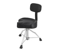 Sgabello Da Sella, Sedia Da Sella In Pelle Nera Con Schienale, Ergonomica, For Clinica Igienica, Salone Di Bellezza, Ufficio For Massaggi E Tatuaggi
