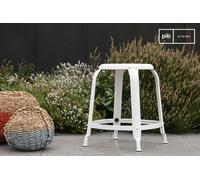 Sgabello da studio con chiodi bianchi