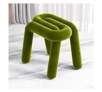 Sgabello da toeletta imbottito senza schienale, pouf creativo per toletta, comoda sedia per il tempo libero per camera da letto e soggiorno