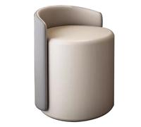 Sgabello da trucco con seduta girevole a 360 gradi e supporto per la schiena, per camera da letto, soggiorno e zona spogliatoio