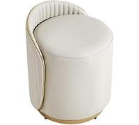 Sgabello da trucco, sedia da toeletta rotonda, sgabello moderno per camera da letto, elegante e funzionale per ragazze e casa, ideale per uso cosmetico, soluzione compatta