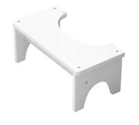 Sgabello da WC in legno antiscivolo, capacità 181,4 kg, poggiapiedi portatile per una migliore postura e comfort, ideale per il bagno per una migliore esperienza di movimento intestinale