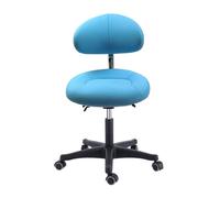 Sgabello dentale, sedia ergonomica regolabile in altezza con supporto posteriore, seduta girevole per cliniche, studi dentistici e laboratori, ideale per professionisti medici
