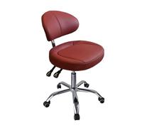 Sgabello dentale, sedia ergonomica regolabile in altezza con supporto posteriore, seduta girevole per cliniche, studi dentistici e laboratori, ideale per professionisti medici
