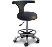 Sgabello dentale - Sedia girevole a 360° con braccioli, regolazione ergonomica in altezza per il massimo comfort, ideale per cliniche, laboratori e chirurgia