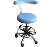 Sgabello dentale - Sedia girevole a 360° con braccioli, regolazione ergonomica in altezza per il massimo comfort, ideale per cliniche, laboratori e chirurgia