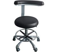 Sgabello dentale - Sedia girevole a 360° con braccioli, regolazione ergonomica in altezza per il massimo comfort, ideale per cliniche, laboratori e chirurgia